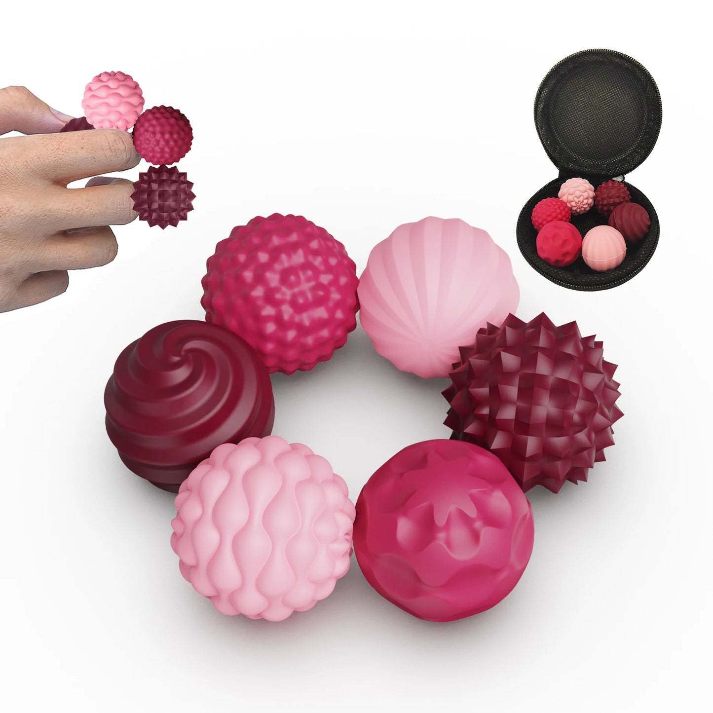 6/12 Pcs Magnetic Balls EDC Relief Toys Fidgeting Antistress Anxiety Sensory Toy Magnet Balls For Adult Kids Autism ADHD