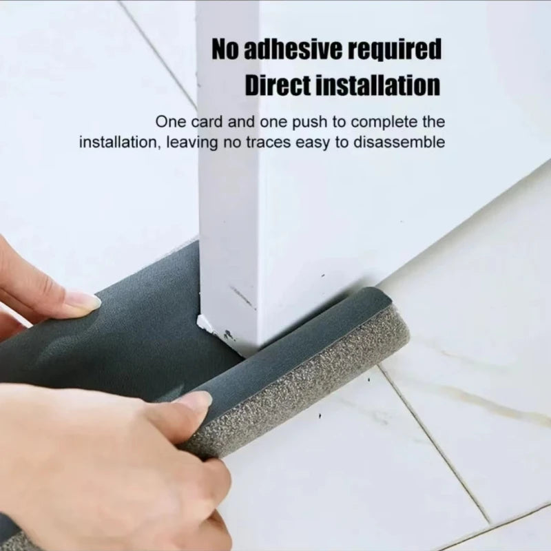 2-Pack Flexible Under Door Draft Stopper Bottom Seal Strip Weather Strip Anti-Cold Gap Blocker Thicker Sealing Strip 93 men di