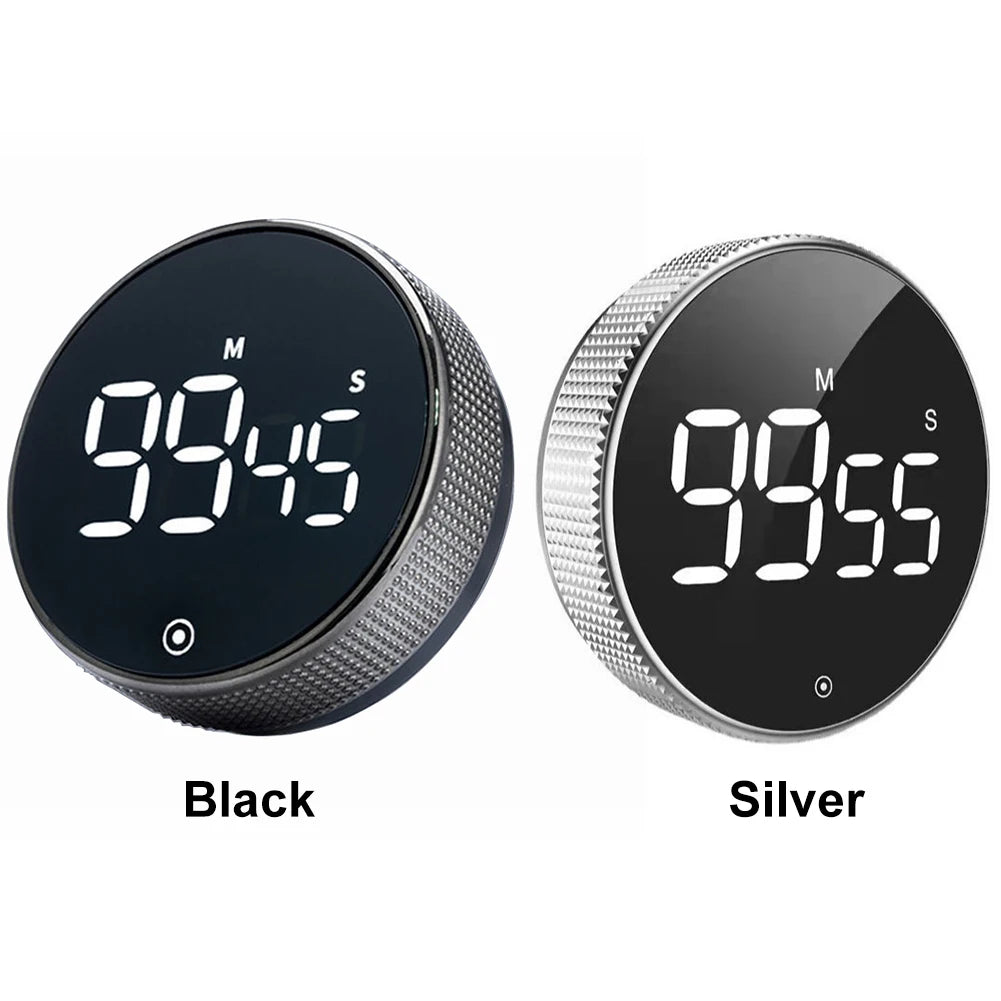 Digital Magnetic Kitchen Timer Shower Study Stopwatch Countdown Countup Timer Time Stopwatch Alarm for Classroom Cooking Fitness
