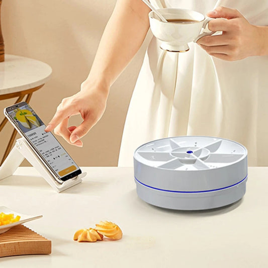 Portable Ultrasonic Dish Washer 18W Cordless Sink Dishwasher Wireless Dishwasher Household Sink Dishwasher for Household Kitchen