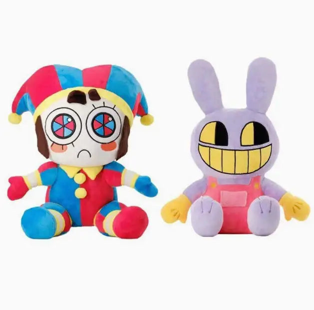 *New The Amazing Digital Circus Plush Clown Ragatha pomni Cartoon Jax Doll Joker Plush Soft Stuffed Sofa Decorate Christmas Gift