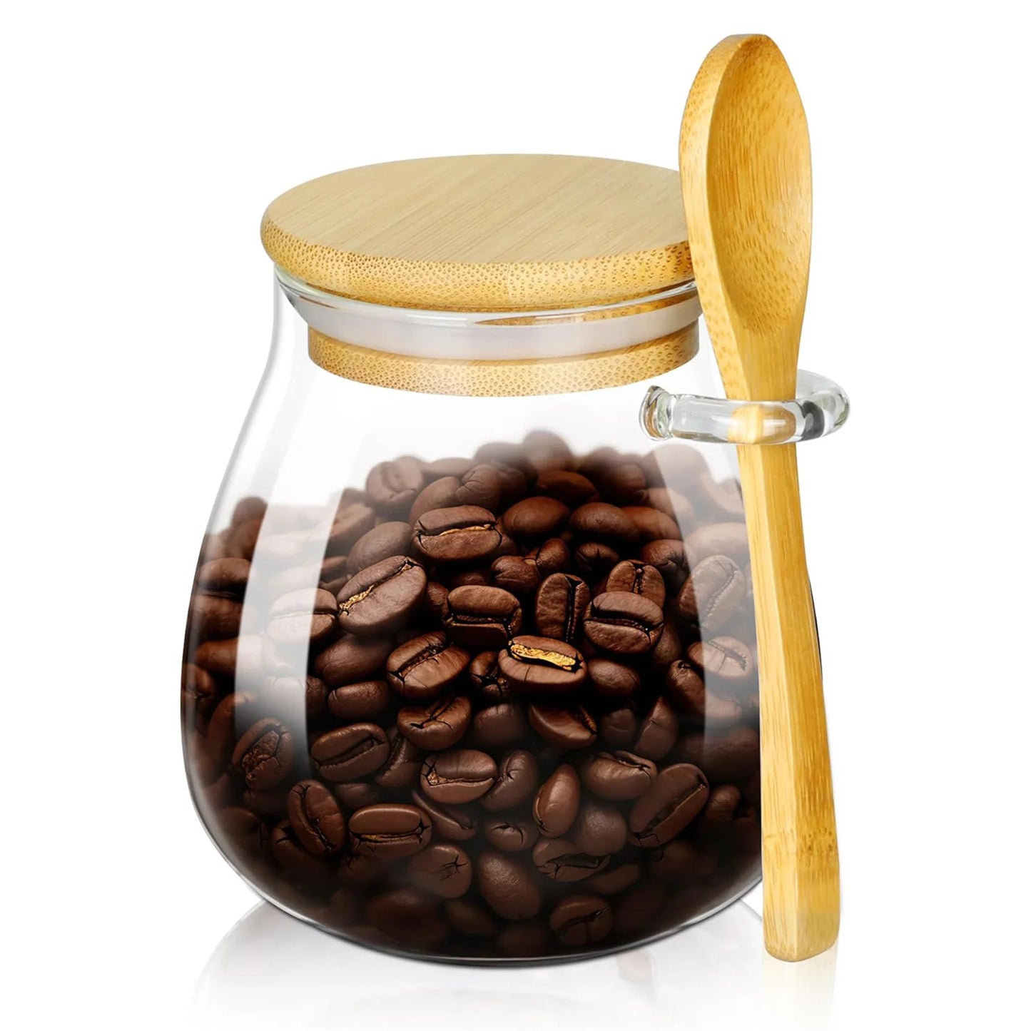 1pc Airtight Food Containers Kitchen Storage Pots Glass Jar with Lid Sealed Canister Sugar Tea Cans Hermetic Kitchen Coffee Jars