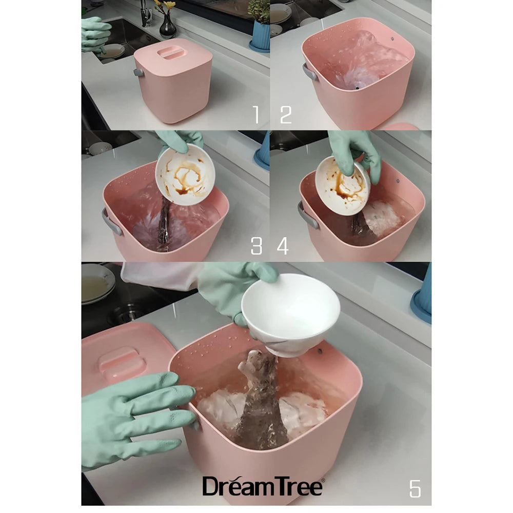 Mini Turbo Dishwasher Portable Ultrasonic Dish Washer USB Chargeable Vegetable Washing Machine Household Sink Dishwasher Device