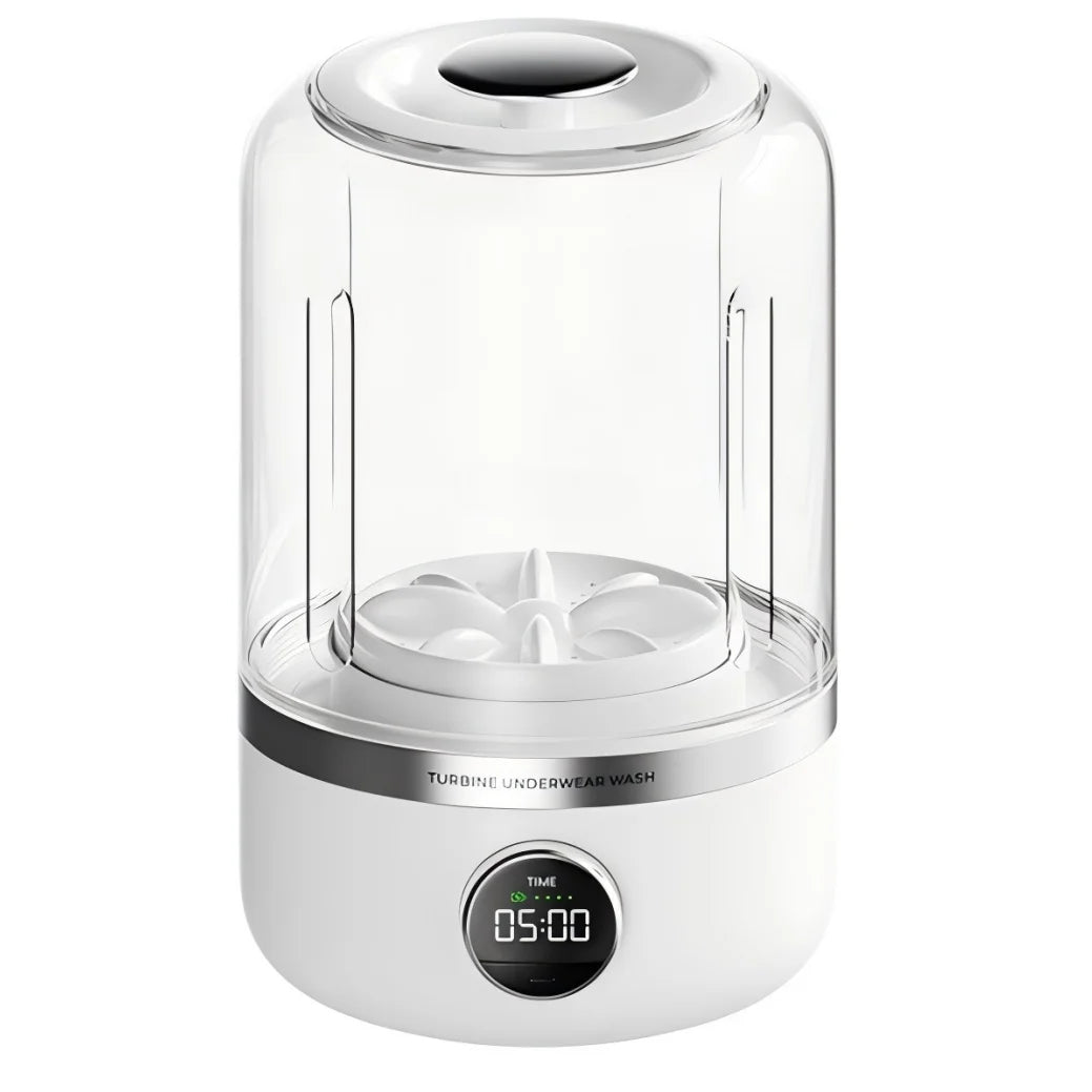 1L Mini Rechargeable Washing Machine Underwear Travel Portable Small Socks Washing Machine Dehydratable Portable Laundry Bucket
