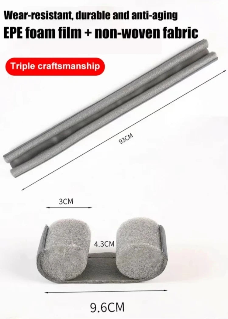 2-Pack Flexible Under Door Draft Stopper Bottom Seal Strip Weather Strip Anti-Cold Gap Blocker Thicker Sealing Strip 93 men di
