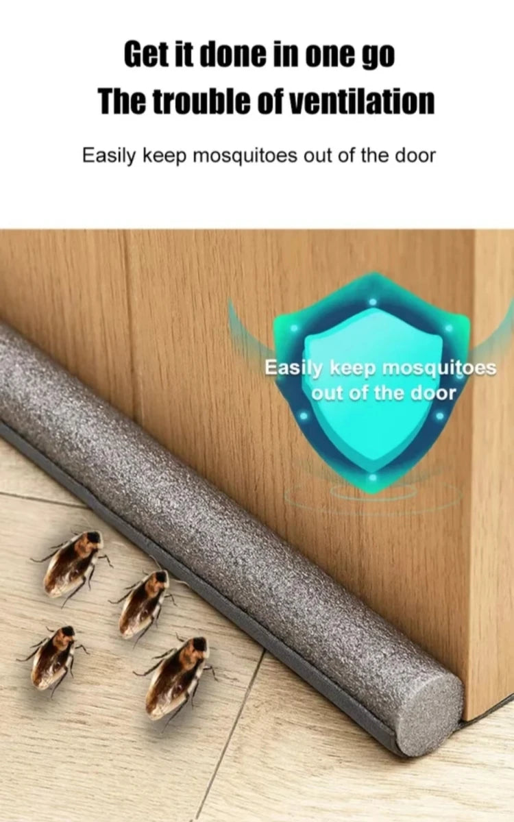 2-Pack Flexible Under Door Draft Stopper Bottom Seal Strip Weather Strip Anti-Cold Gap Blocker Thicker Sealing Strip 93 men di