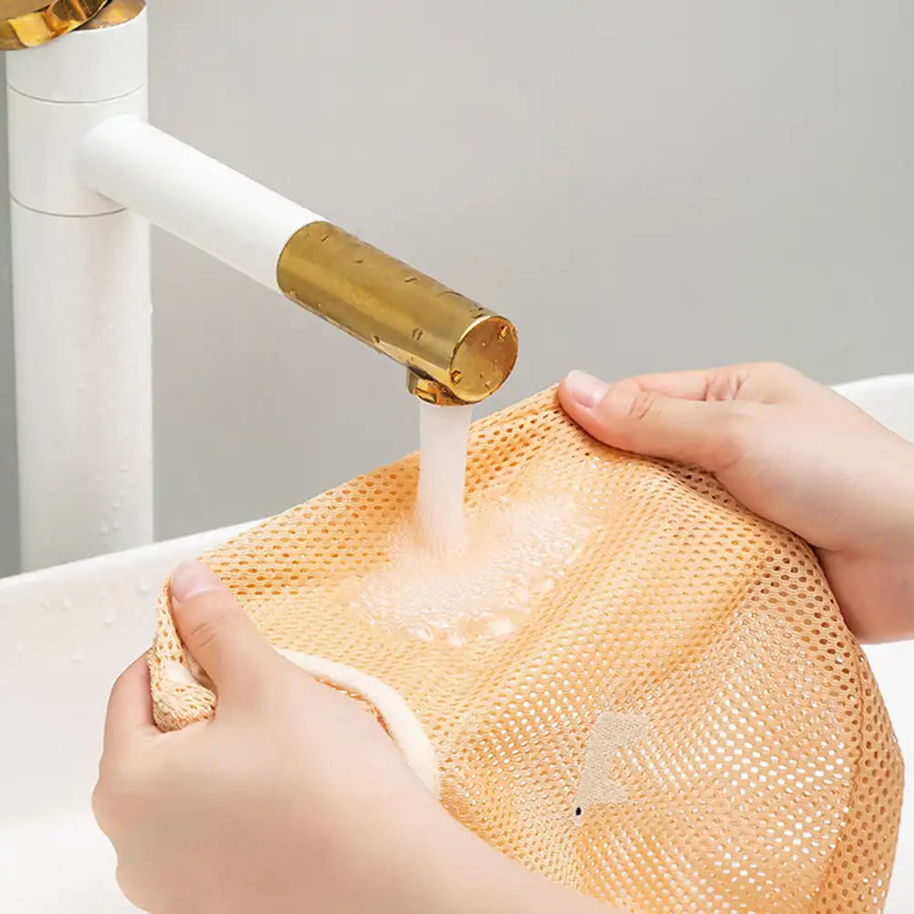 Reusable Kitchen Hanging Mesh Bag Home Fruit And Vegetable Storage Net Bag For Ginger Garlic Potatoes Onions Hollow Mesh Bag