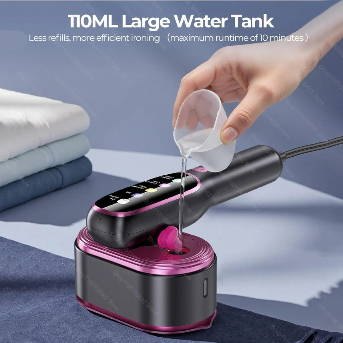 NEW Handheld Steam Iron Garment Steamer Portable Mini for Clothes Fast Heating Travel Garment Fabric Press Machine with Home