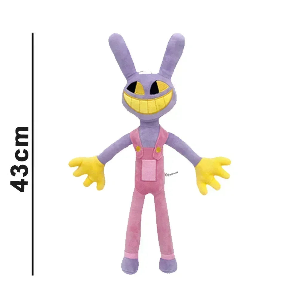 New Styles The Amazing Digital Circus Pomni Jax Plush Toy Anime Cute Theater Rabbit Doll Cartoon Clown Christmas Kids Gifts