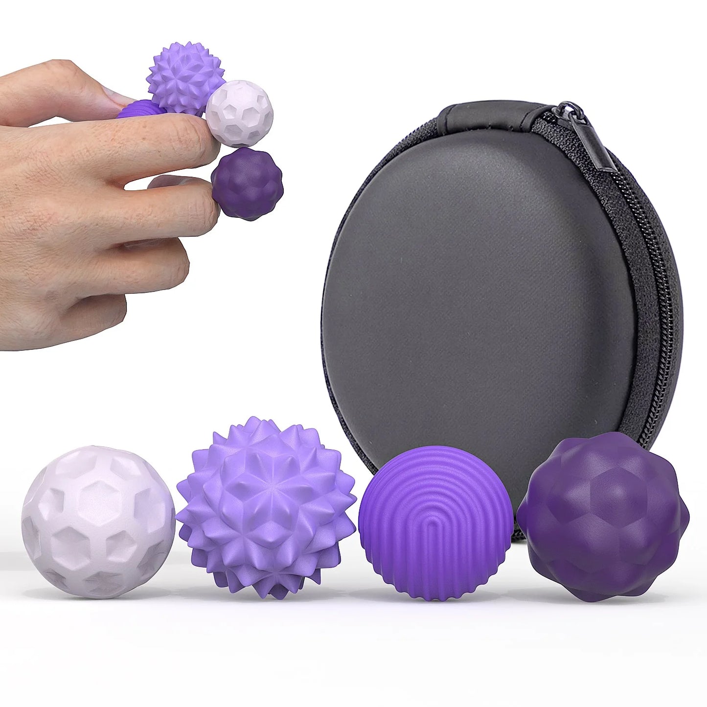 Silicone Magnetic Sensory Balls Fidget Toy Worry Balls Autism Calming Fidgeting Toy Kid Adults Anxiety Relief Stress Sensory Toy