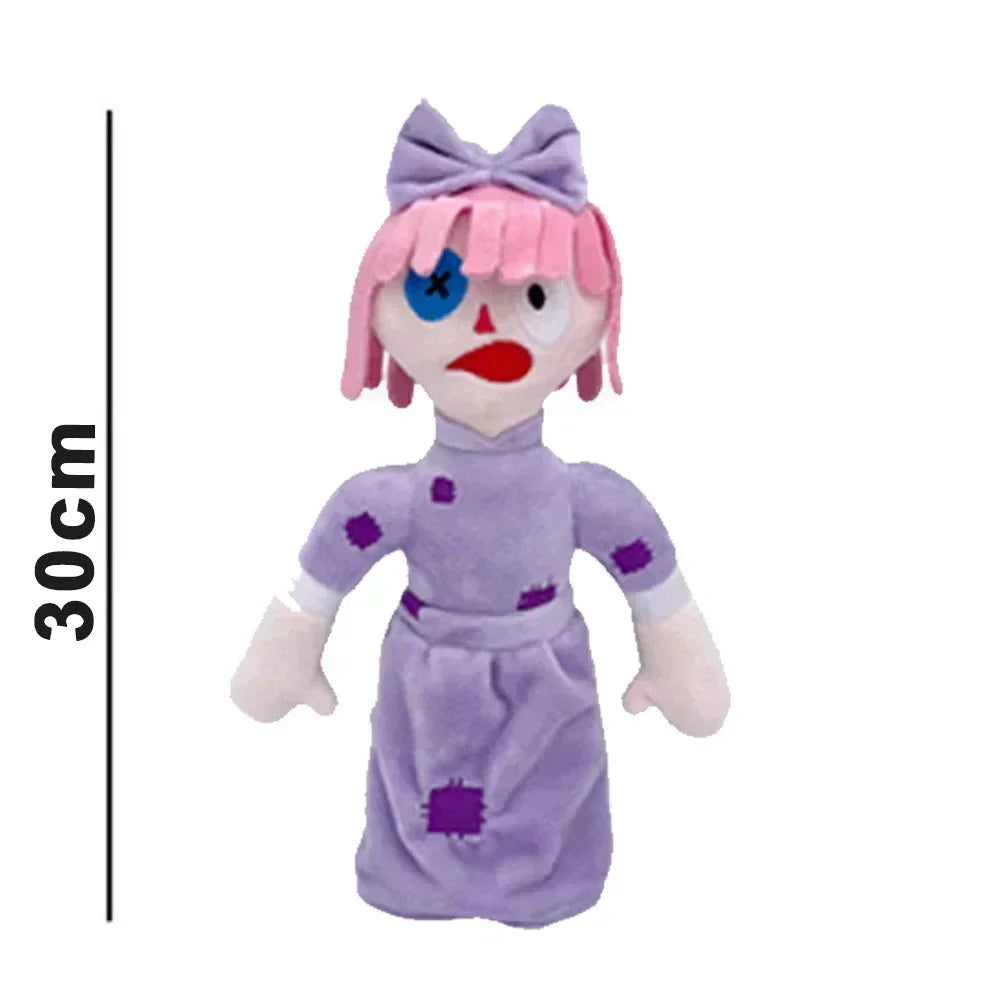 New Styles The Amazing Digital Circus Pomni Jax Plush Toy Anime Cute Theater Rabbit Doll Cartoon Clown Christmas Kids Gifts