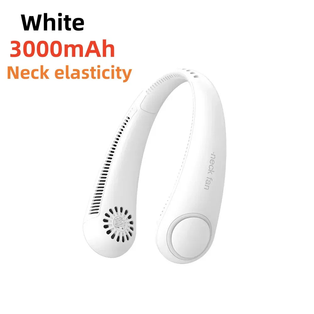 5 Speed Neck Fan Cooling Rechargeable Air Conditioning Fans Air Cooler 4000mAh Air Conditioner For Sports