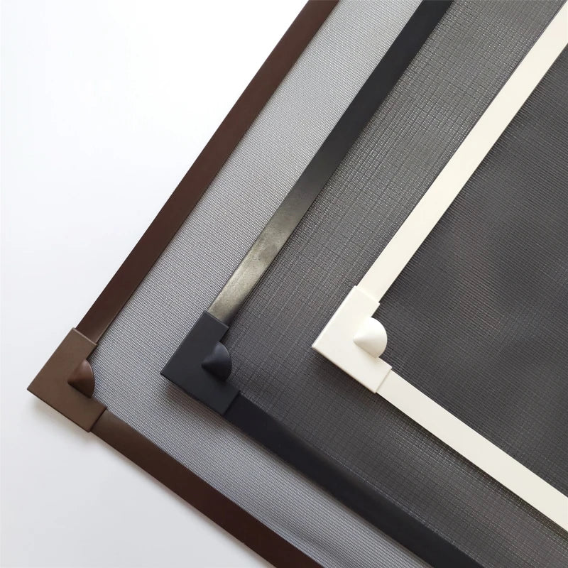 DIY Custom size 2025 Magnetic screen window, mosquito net magnetic curtain, invisible, household magnet self-adhesive window