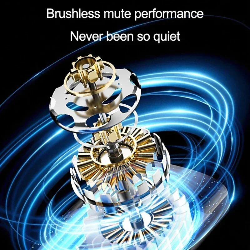 5 Speed Neck Fan Cooling Rechargeable Air Conditioning Fans Air Cooler 4000mAh Air Conditioner For Sports