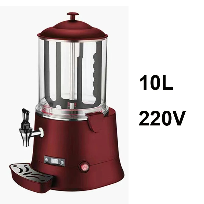 110V 220V 10L Hot Chocolate Warmer Machine Electric Hot Drink Milk Juice Mixer Blender Coffee Milk Wine Tea Dispenser Machine