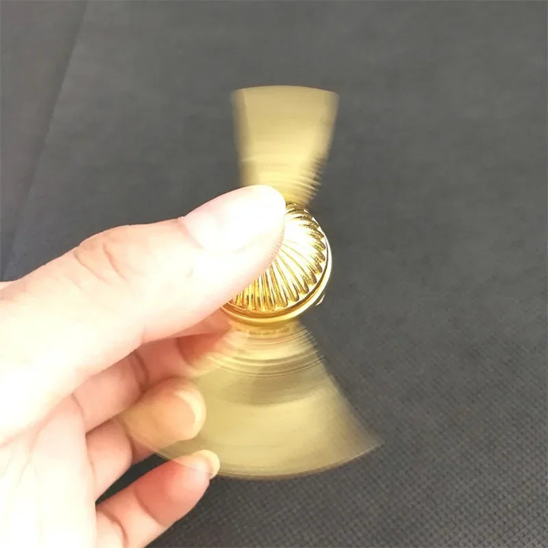 EDC Fingertip Spinning Gyroscope Fidget Spinner Anti Stress Toys for Kids & Adults Rotating Metal Orb Desktop Stress Relief Toy