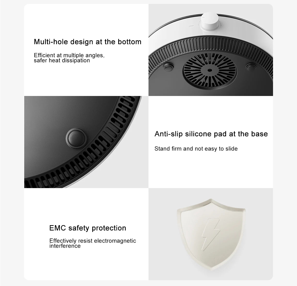 MIJIA Induction Cooktop N1,6 Gear Fire Adjustment,8 Safety Protection,Electric Induction Cookers,2100W Power,220V Voltage