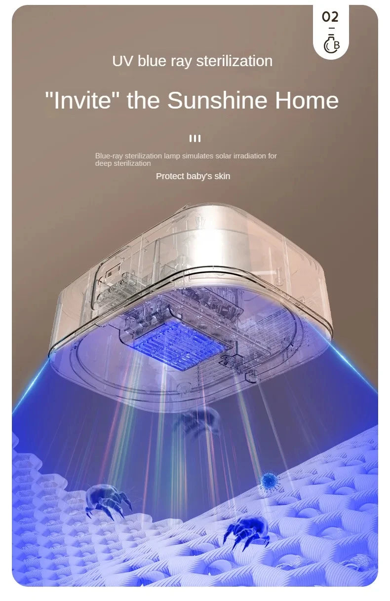HOMEFISHMultifunctional Dryer Electric Clothes Home Cabinet Floor Machine Dryers Warm Air Dryer With Timing Home with Remote
