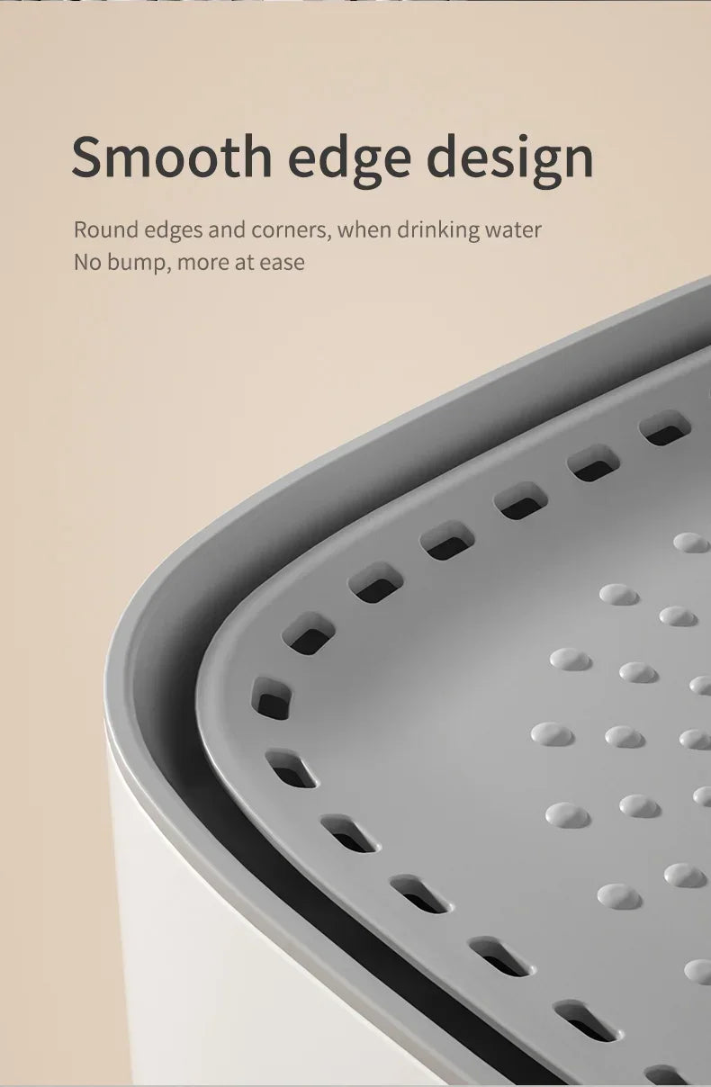 3L Cat Water Fountain Auto ERecirculate Filter Large Capacity Filtring Cat Water Drinker 1USB Electric Mute Cats Water Dispenser