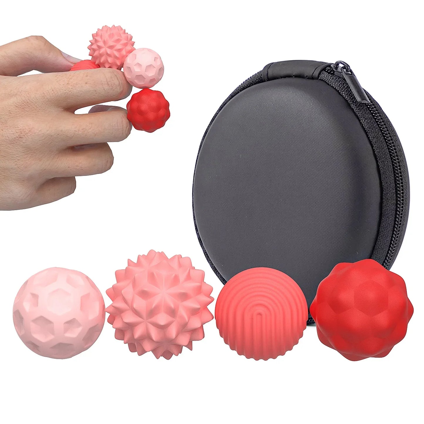 Silicone Magnetic Sensory Balls Fidget Toy Worry Balls Autism Calming Fidgeting Toy Kid Adults Anxiety Relief Stress Sensory Toy