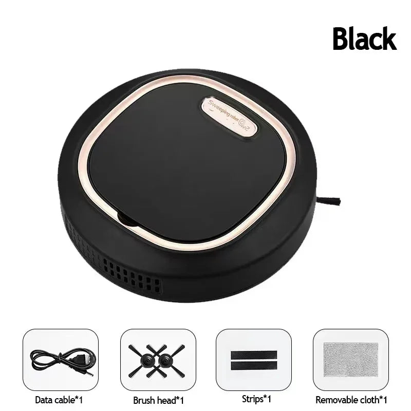 2026 New Smart Sweeping Robot Silent Vacuum Cleaner Sweep Mop Brush 3-in-1 Multi-function Intelligent Automatic Vacuum Cleaner