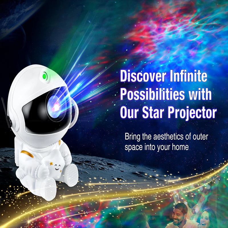Astronaut Star Projector, Galaxy Projectors Light, Kids Nightlight, Nebula Ceiling Night Lamp,Gifts for Birthdays