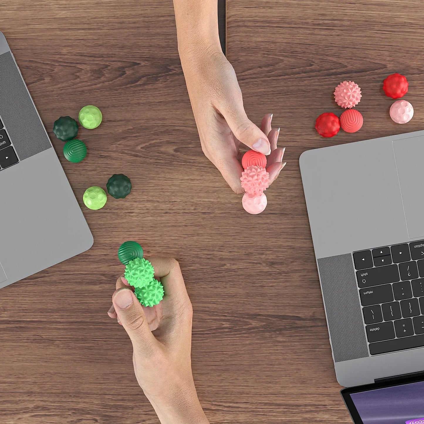 Silicone Magnetic Sensory Balls Fidget Toy Worry Balls Autism Calming Fidgeting Toy Kid Adults Anxiety Relief Stress Sensory Toy