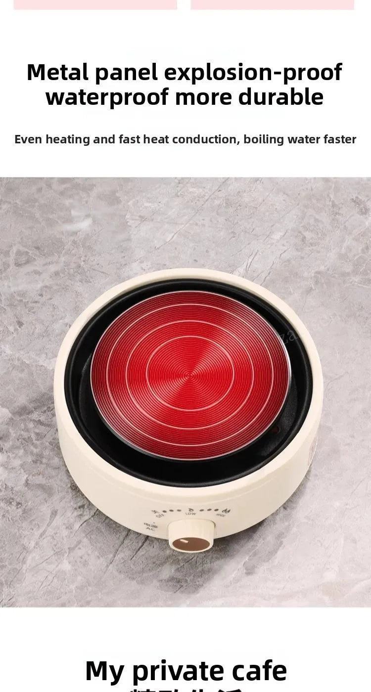 Electric Cookware Heating Base 500W Electric Heater Coffee Stove Home Manual Adjustable temperature Cooking Heater