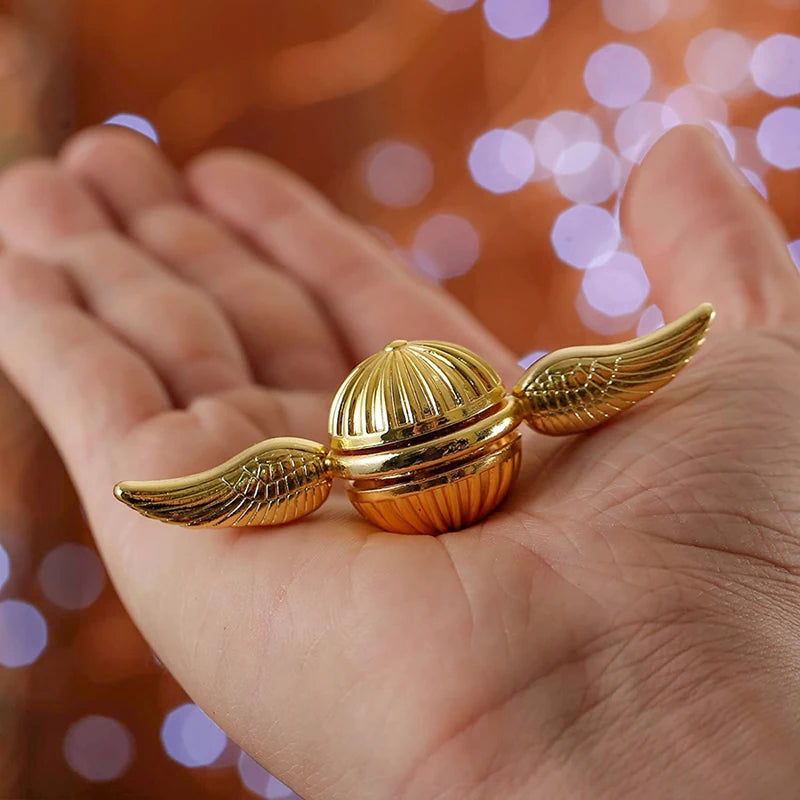 EDC Fingertip Spinning Gyroscope Fidget Spinner Anti Stress Toys for Kids & Adults Rotating Metal Orb Desktop Stress Relief Toy