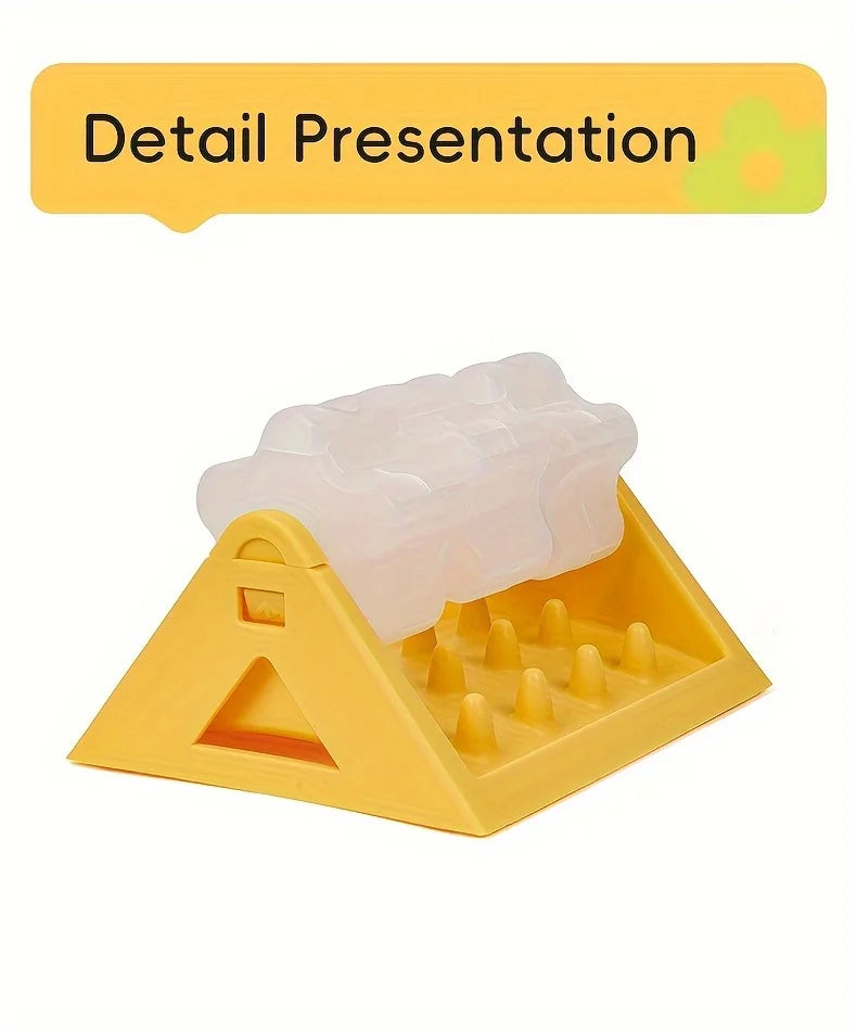 Interactive Dog Toys Food Dispenser Toy - Puzzle Feeder with Leak-Proof Design Slow-Feeding Design Durable PP Material for Dogs
