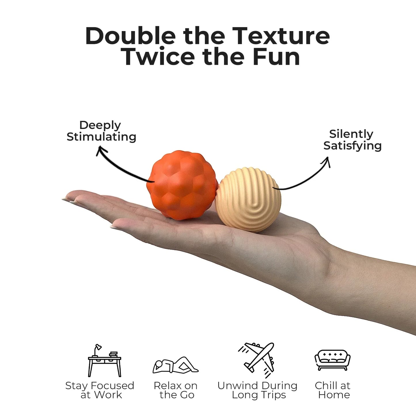 Silicone Magnetic Sensory Balls Fidget Toy Worry Balls Autism Calming Fidgeting Toy Kid Adults Anxiety Relief Stress Sensory Toy