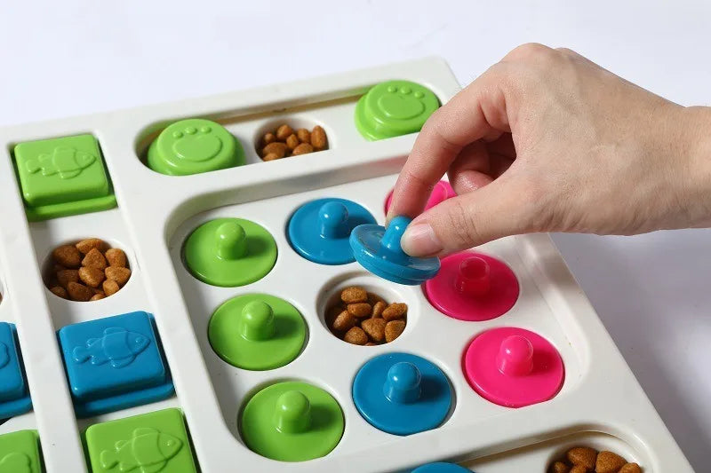 Dog Puzzle Toys Slow Feeder Interactive Increase Puppy IQ Food Dispenser Slowly Eating NonSlip Bowl Pet Cat Dogs Training Game