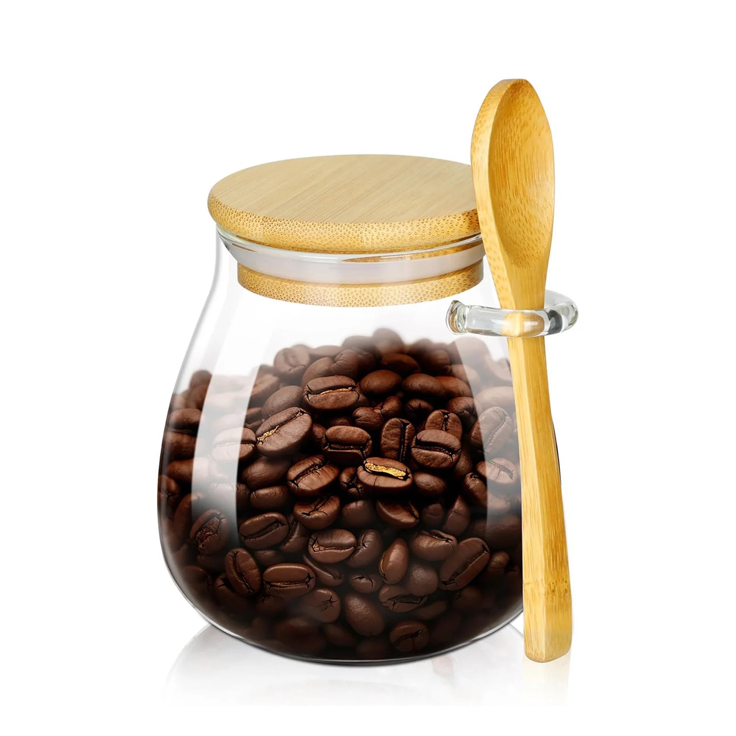 1pc Airtight Food Containers Kitchen Storage Pots Glass Jar with Lid Sealed Canister Sugar Tea Cans Hermetic Kitchen Coffee Jars