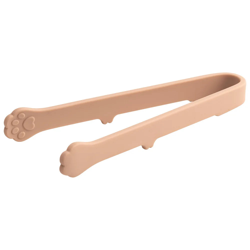 Cute Cat Paw Silicone Food Tongs Multicolor Food-Grade Kitchen Gadgets for Fruit Salad  Ice Cube Practical Kitchen Accessories