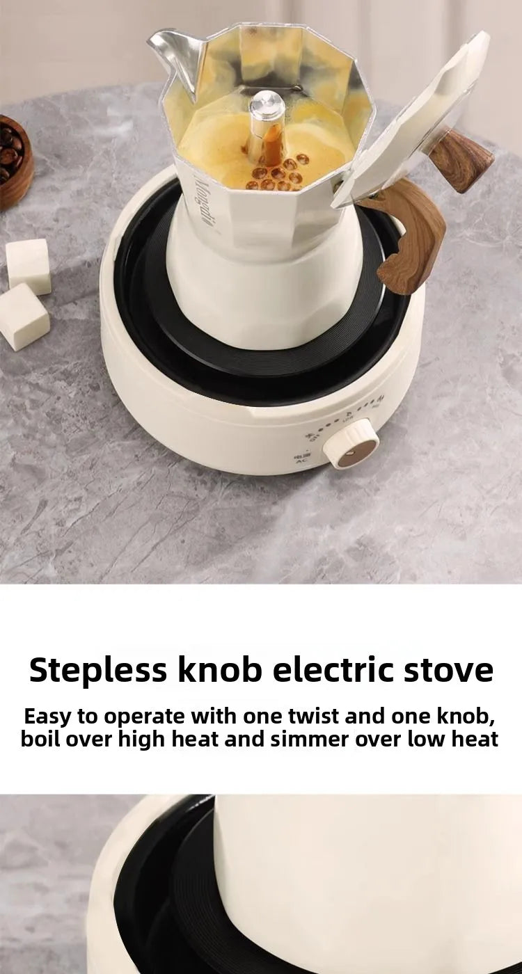 Electric Cookware Heating Base 500W Electric Heater Coffee Stove Home Manual Adjustable temperature Cooking Heater