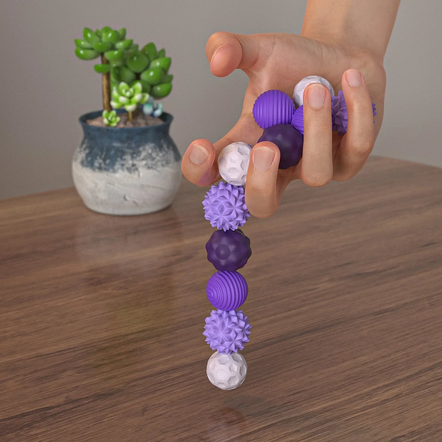 Silicone Magnetic Sensory Balls Fidget Toy Worry Balls Autism Calming Fidgeting Toy Kid Adults Anxiety Relief Stress Sensory Toy