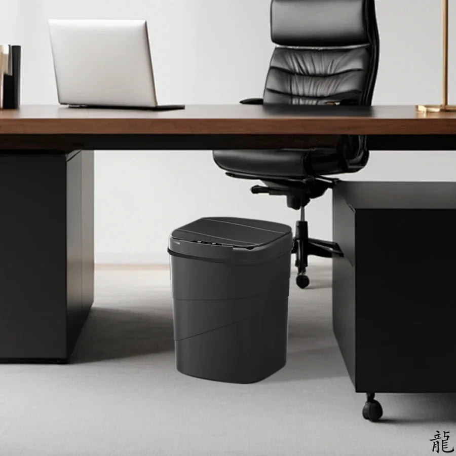 Smart Sensor Touchless Automatic Closing Trash Can Battery Powered for  Bathroom House Office