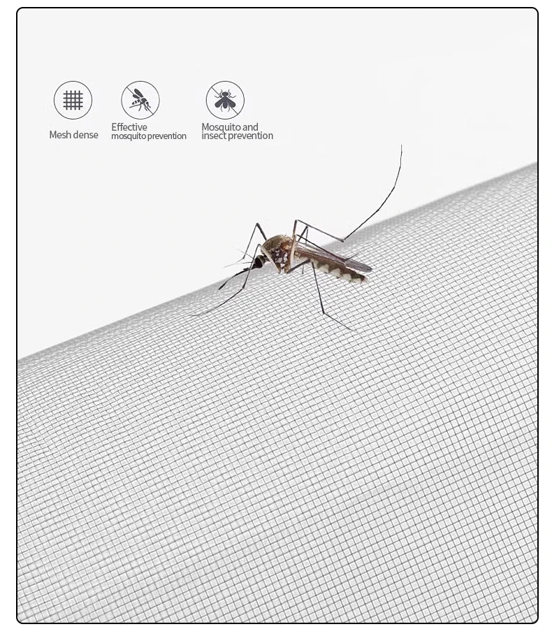 DIY Custom size 2025 Magnetic screen window, mosquito net magnetic curtain, invisible, household magnet self-adhesive window
