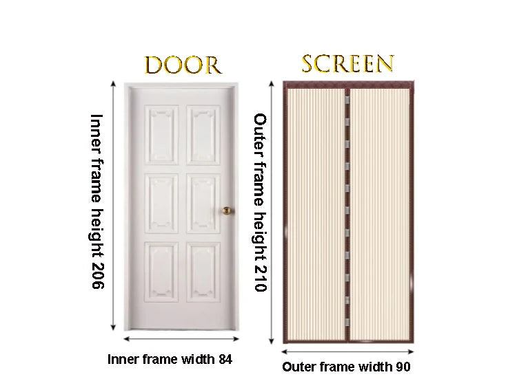 Mosquito proof curtain, high-end magnetic screen door, encrypted household bedroom partition, customized screen window in summer