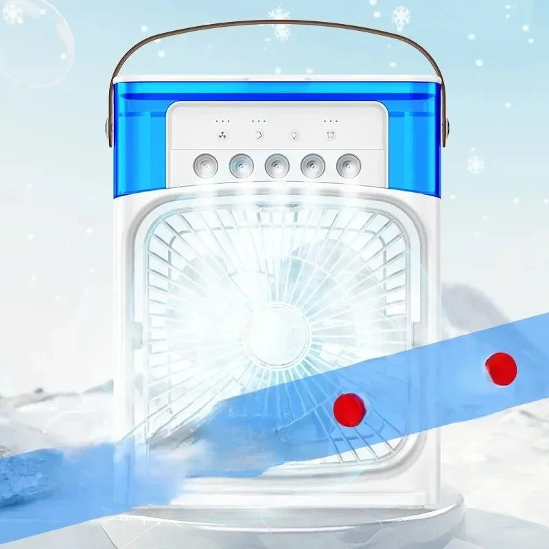 Lenovo Portable Humidifier Fan Air Conditioner Household Small Air Cooler Hydrocooling Air Adjustment For Office 3 Speed Fan New