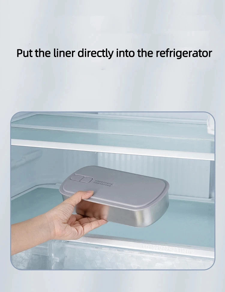 220V Electric Lunch Box 900ml Portable Rice Cooker Water Free Heating Bento Box  Thermostatic Heating Food Warmer For Office