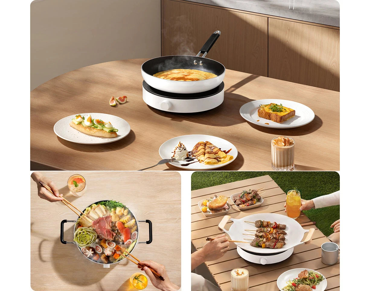 MIJIA Induction Cooktop N1,6 Gear Fire Adjustment,8 Safety Protection,Electric Induction Cookers,2100W Power,220V Voltage