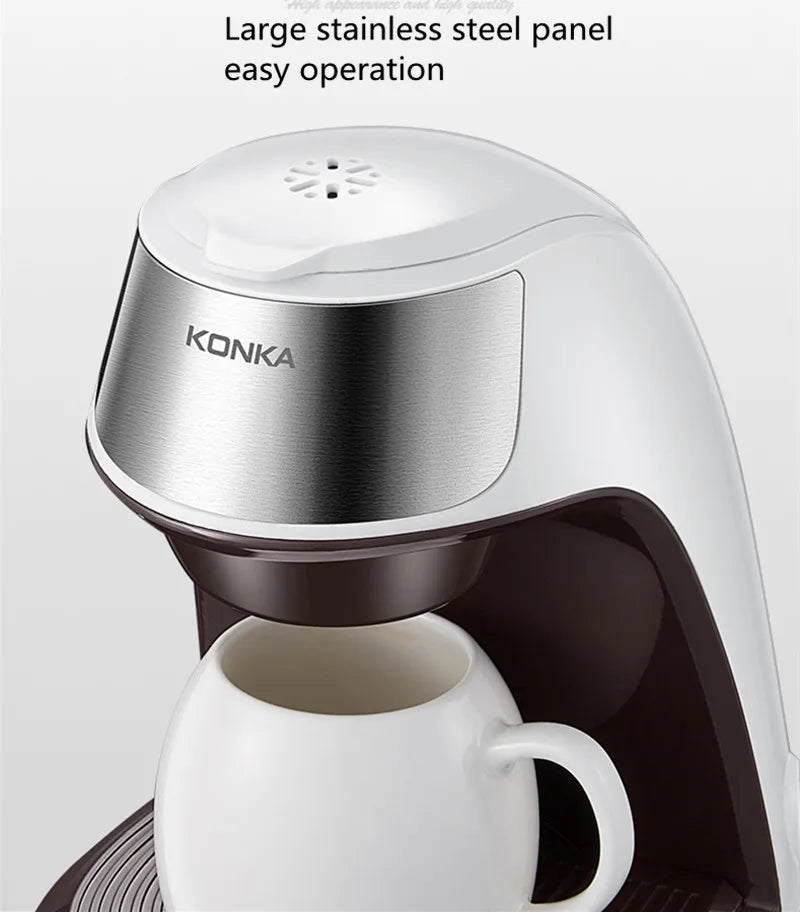 Electric drip coffee machine home small office tea brewing machine Portable Coffee Maker