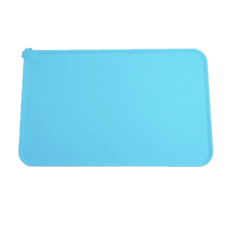 Silicone Pet Food Mat Waterproof Non-Slip Cat Dog Feeding Bowl Pad Easy Clean Pet Accessories