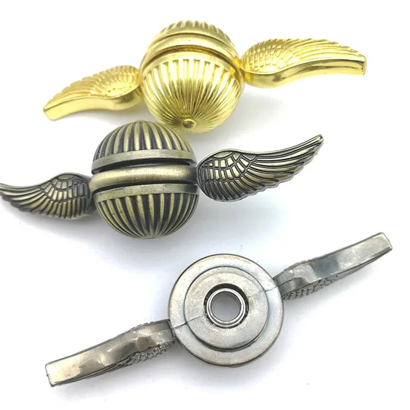 EDC Fingertip Spinning Gyroscope Fidget Spinner Anti Stress Toys for Kids & Adults Rotating Metal Orb Desktop Stress Relief Toy