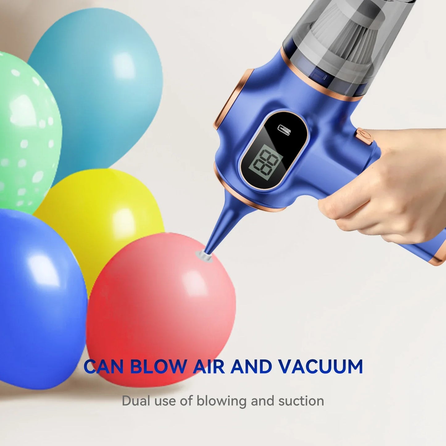 TINSOL Wireless Vacuum Cleaner Dual Use for Home and Car High Power Home Appliance With display Screen Carpet Sofa Car Cleaner