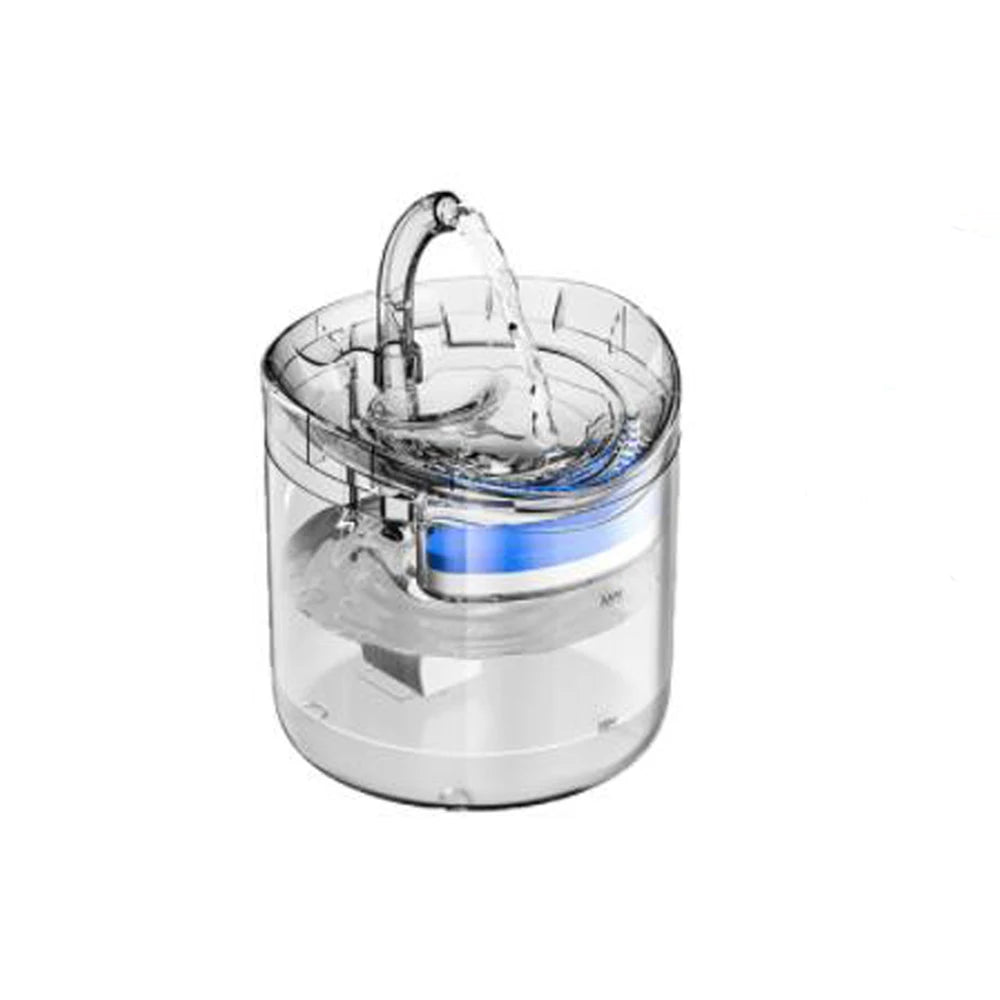 Automatic Cat Dog Water 2L Fountain With Faucet Dog Water Dispenser Transparent Filter Drinker Pet Sensor Drinking Feeder