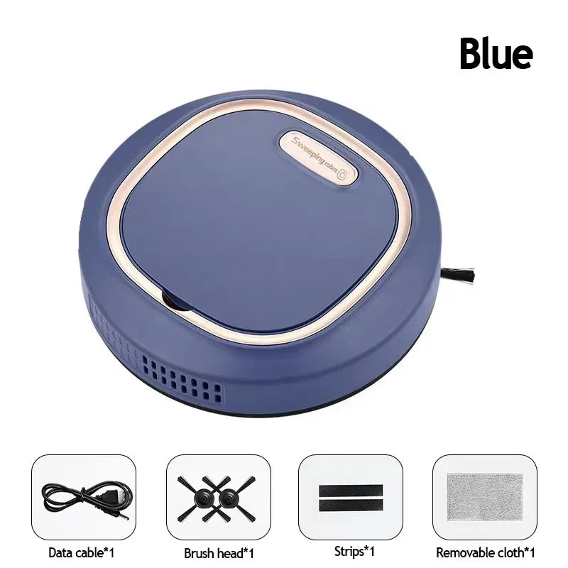 2026 New Smart Sweeping Robot Silent Vacuum Cleaner Sweep Mop Brush 3-in-1 Multi-function Intelligent Automatic Vacuum Cleaner
