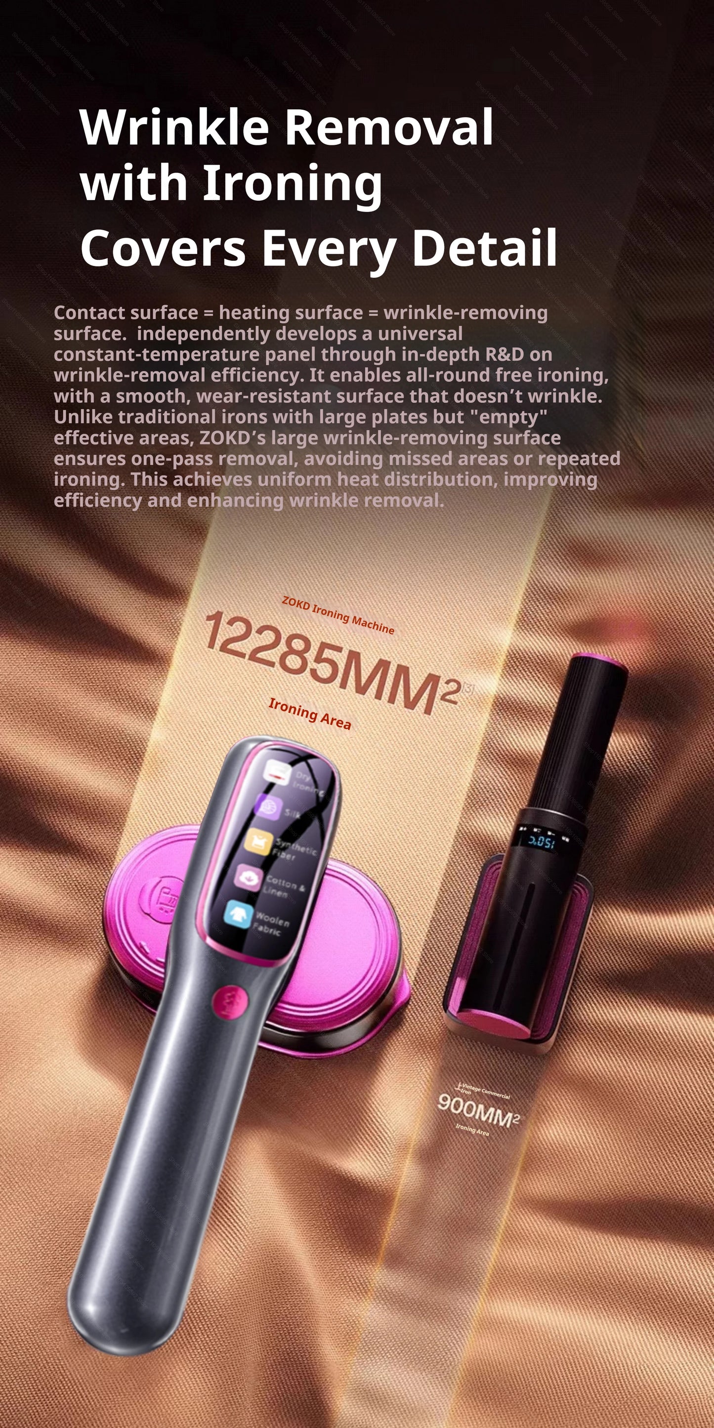NEW Handheld Steam Iron Garment Steamer Portable Mini for Clothes Fast Heating Travel Garment Fabric Press Machine with Home