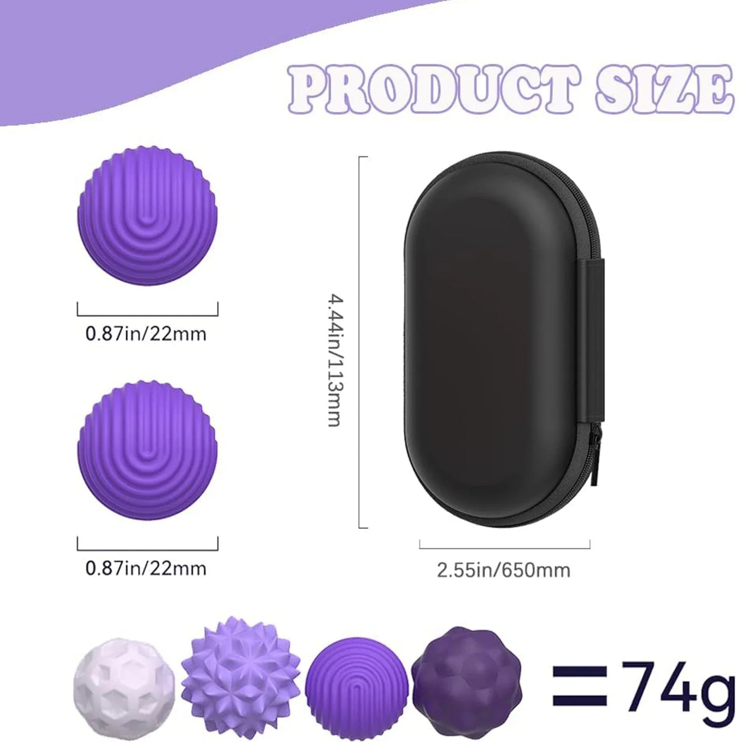 Silicone Magnetic Sensory Balls Fidget Toy Worry Balls Autism Calming Fidgeting Toy Kid Adults Anxiety Relief Stress Sensory Toy